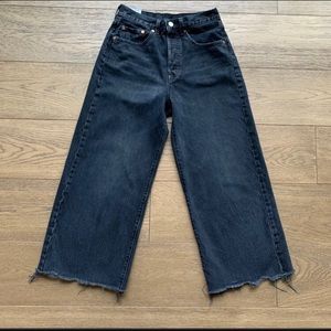 Levi’s Button Fly Wide Leg Jeans